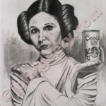 carrie fisher as princess leia