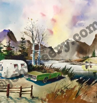 top down with airstream